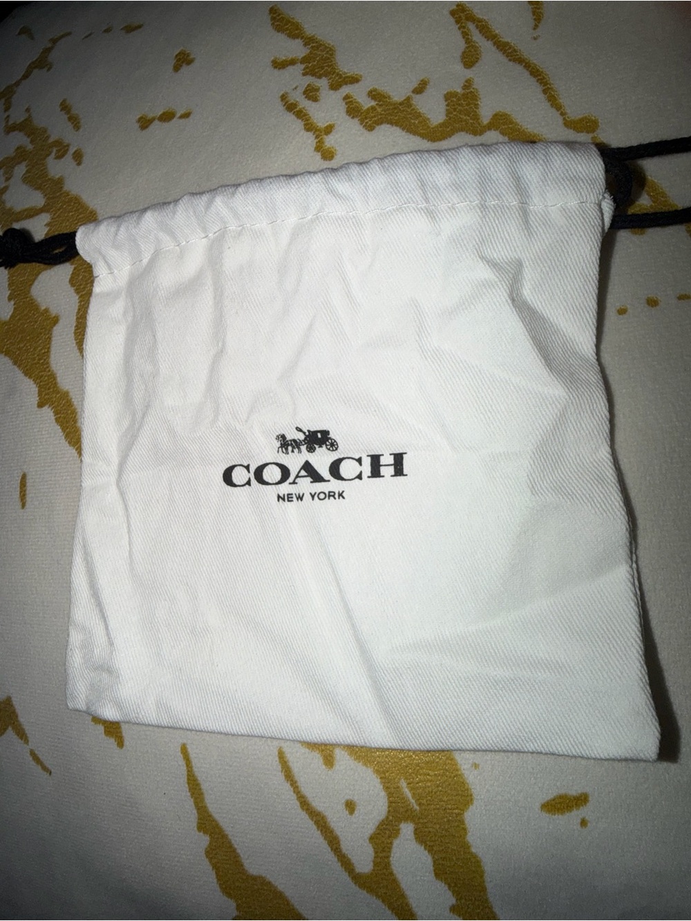 Coach Jewelry White Dust Bag - Picture 3 of 3